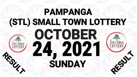 STL Pampanga October 10 2021 (Sunday) 1st/2nd/3rd Draw .